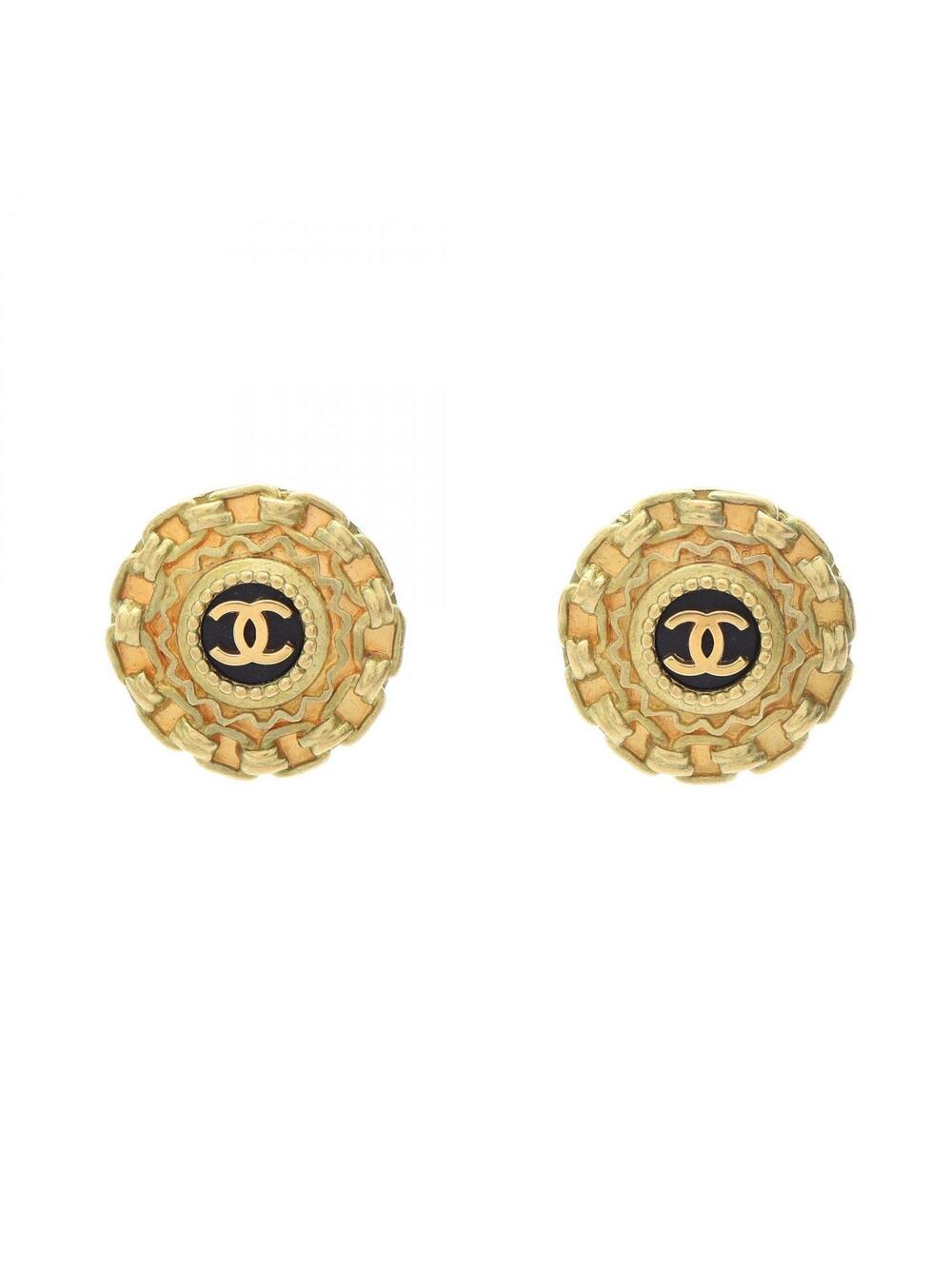 Chanel Coco Mark Chain Earring Gold #295891C47B